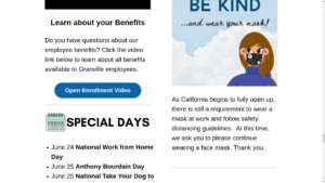 Granville Homes Newsletter By Mr. Kevin Hinojosa