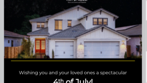 Independence day Granville Homes by Mr. Kevin Hinojosa